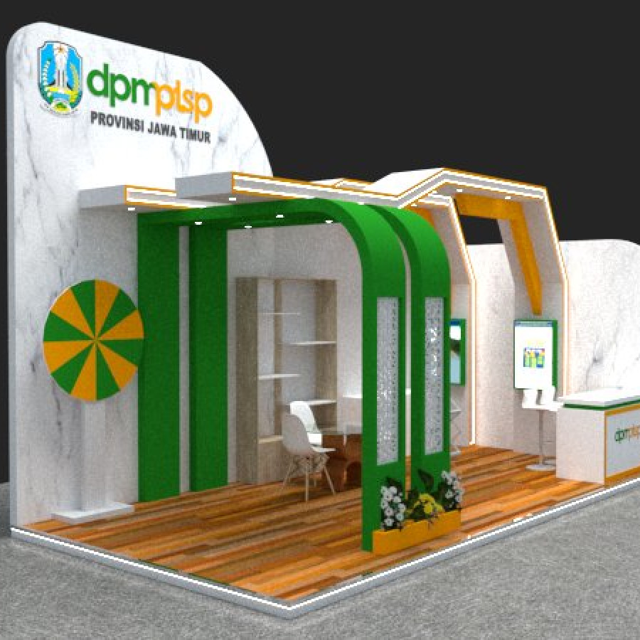 Stand Pameran - samping