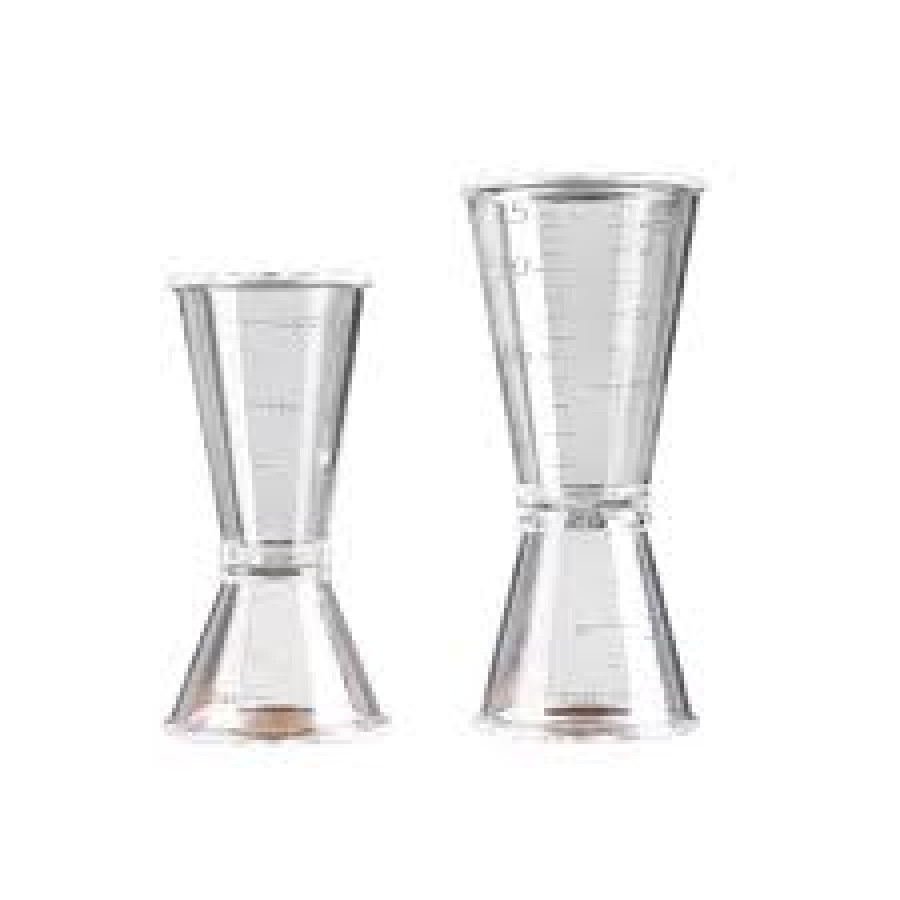 KIT Jigger Acrylic 10/20ml 20/40ml | Jigger Plastik 10 20ml 20 40ml | Measuring Cup | Gelas Ukur