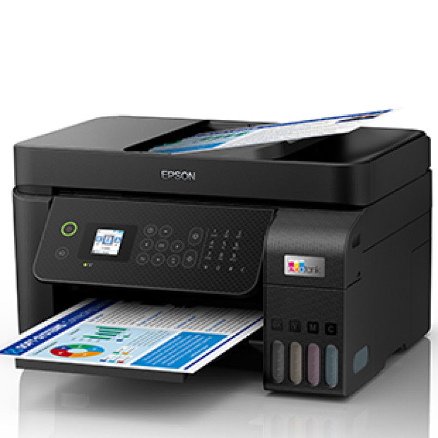 Printer Epson EcoTank L5290 A4 Wi-Fi All-in-One Ink Tank dengan ADF - samping