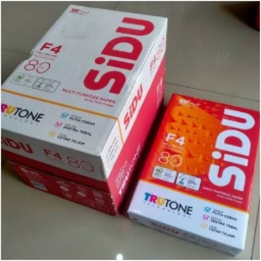 Kertas HVS SIDU F4 80 gsm - depan