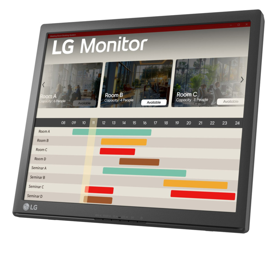 Monitor LED LG 17BR30T TOUCHSCREEN - depan