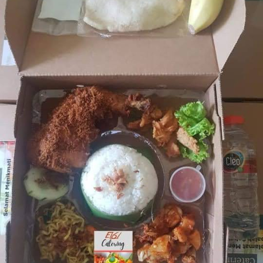 Nasi Ayam Bakar EL61 + minum 200ml - depan