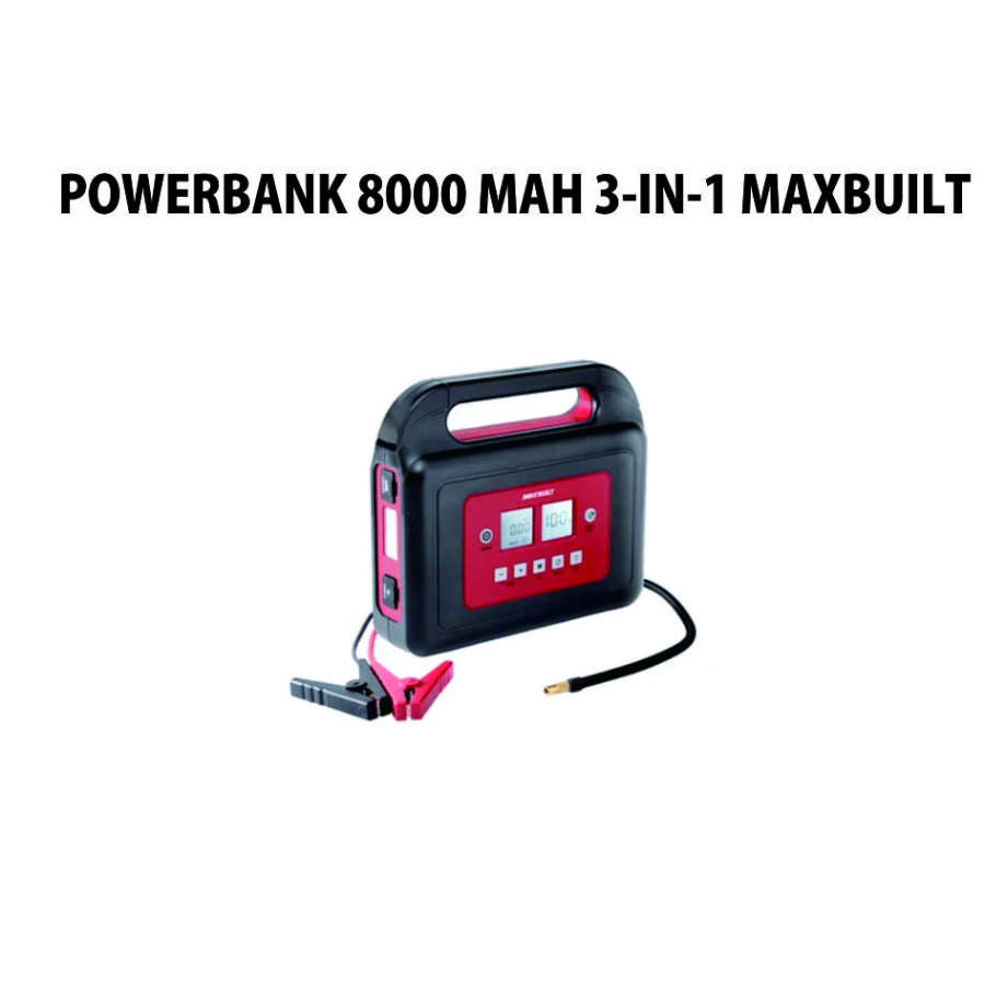 POWERBANK 8000 MAH 3-IN-1 MAXBUILT