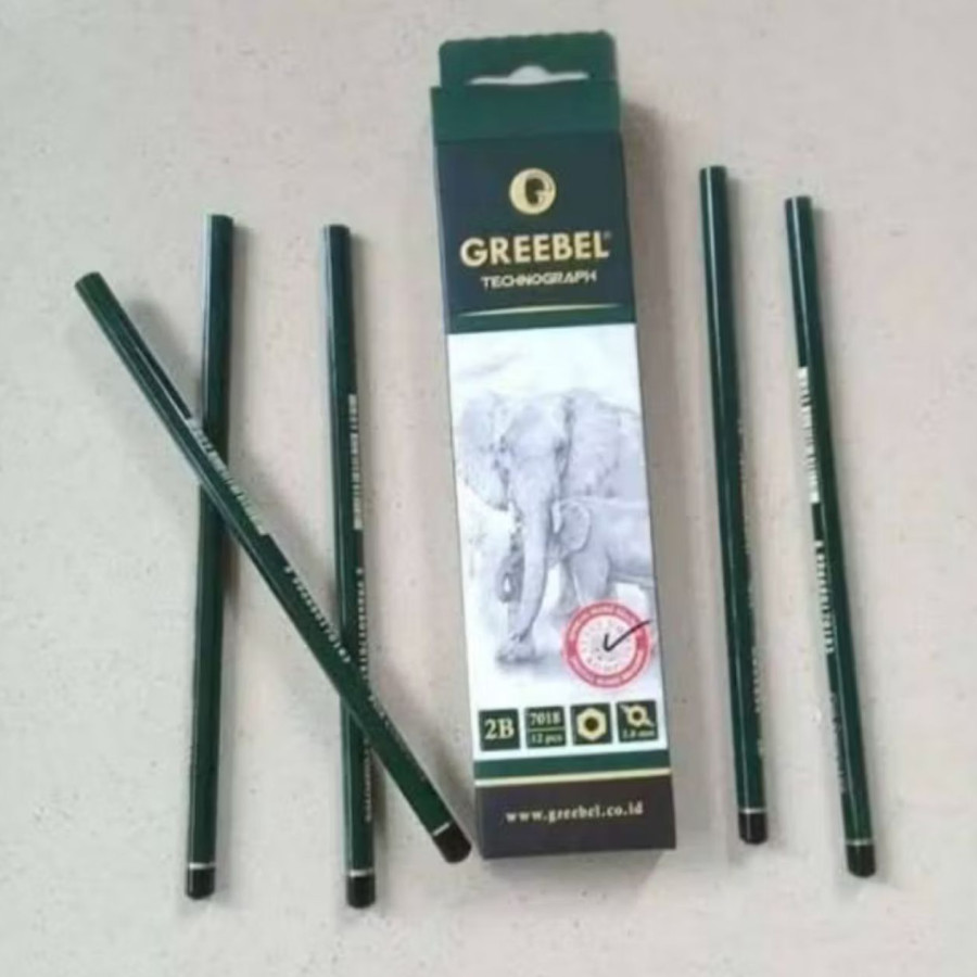 Pensil 2B greebel