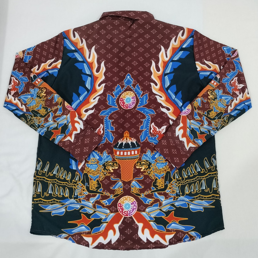 Custom Seragam Batik - Custom Kemeja Fullprint - Kemeja Batik - depan