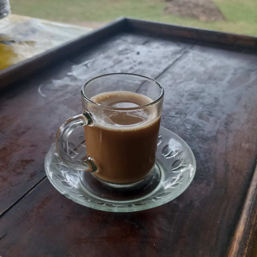 Kopi susu panas