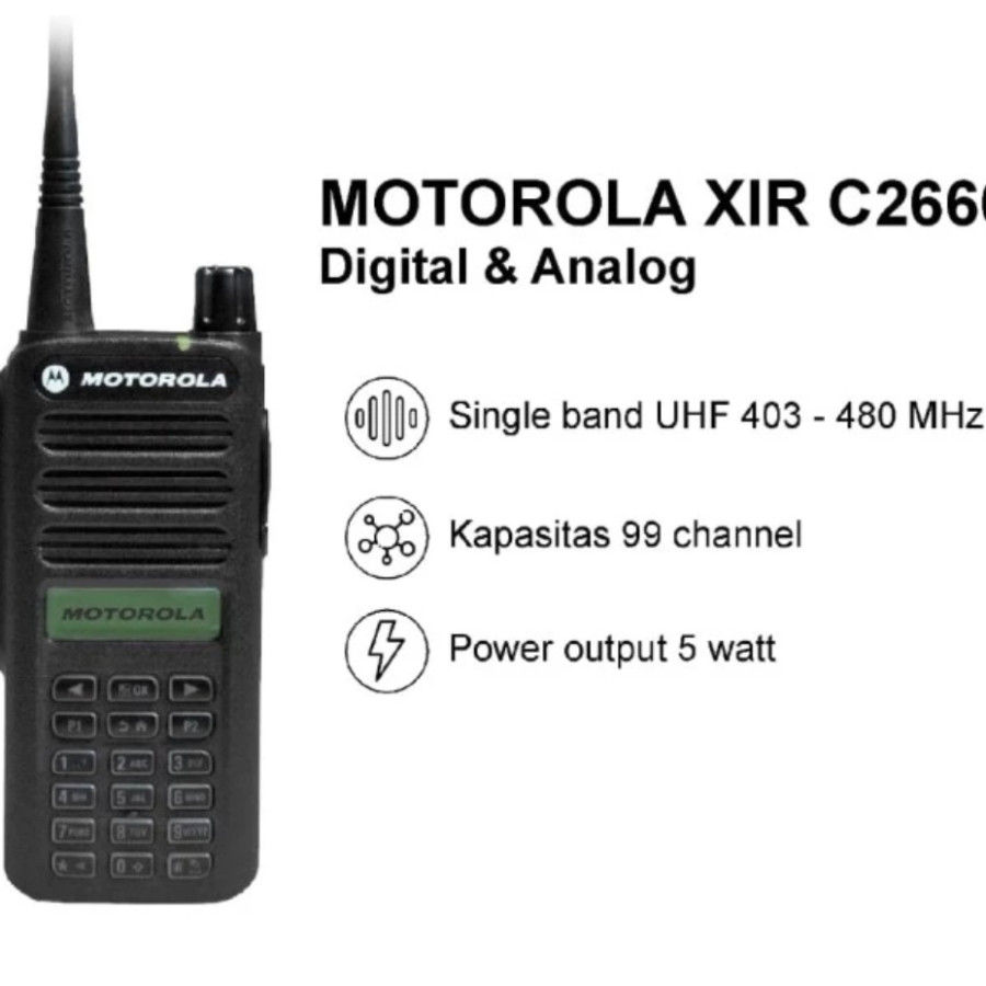 Handy Talkie Motorola XIR C2660 UHF - utama