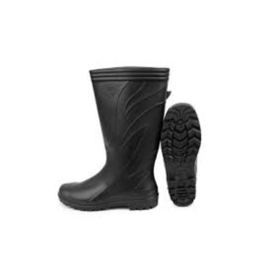 Sepatu Boots Tinggi Shogun Hitam