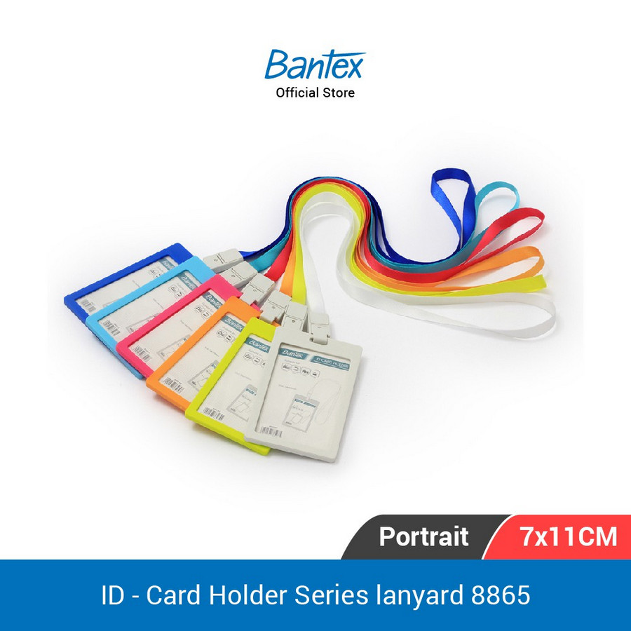 Kalung ID Card Bantex Lanyard Ukuran 54 x 90 mm Lanscape/Portrait - utama