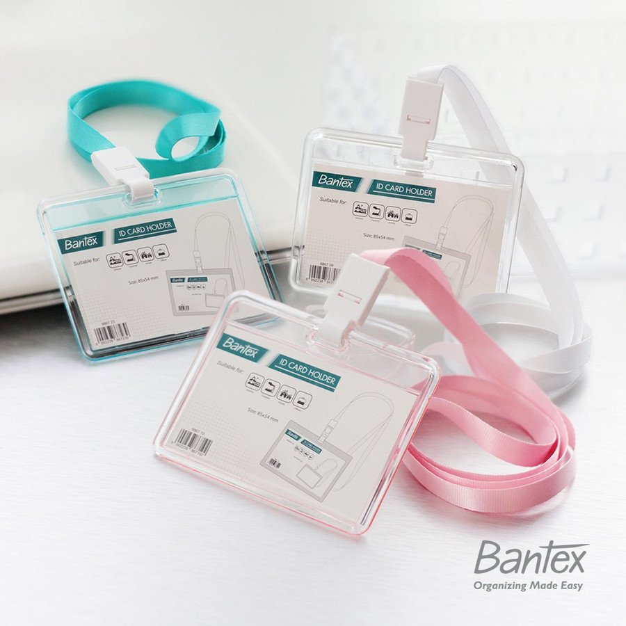 Kalung ID Card Bantex Lanyard Ukuran 85 x 54 mm Lanscape/Portrait - utama