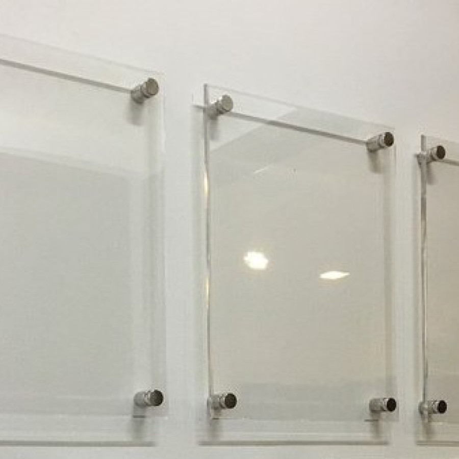 Acrylic Wall Frame / FRAME POSTER Custom 150x45cm - utama