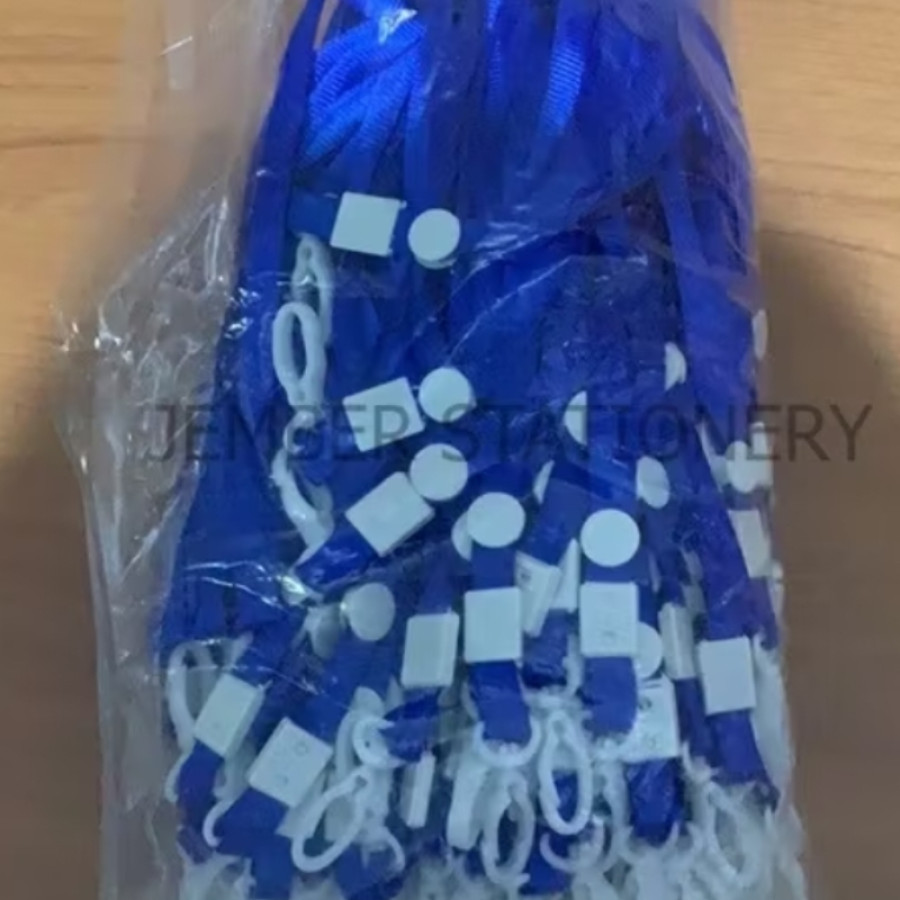Tali lanyard warna biru