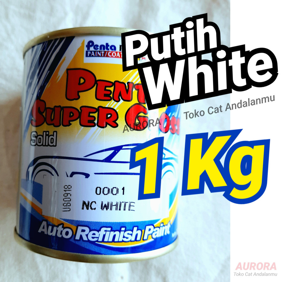 Cat putih 1 Kg white