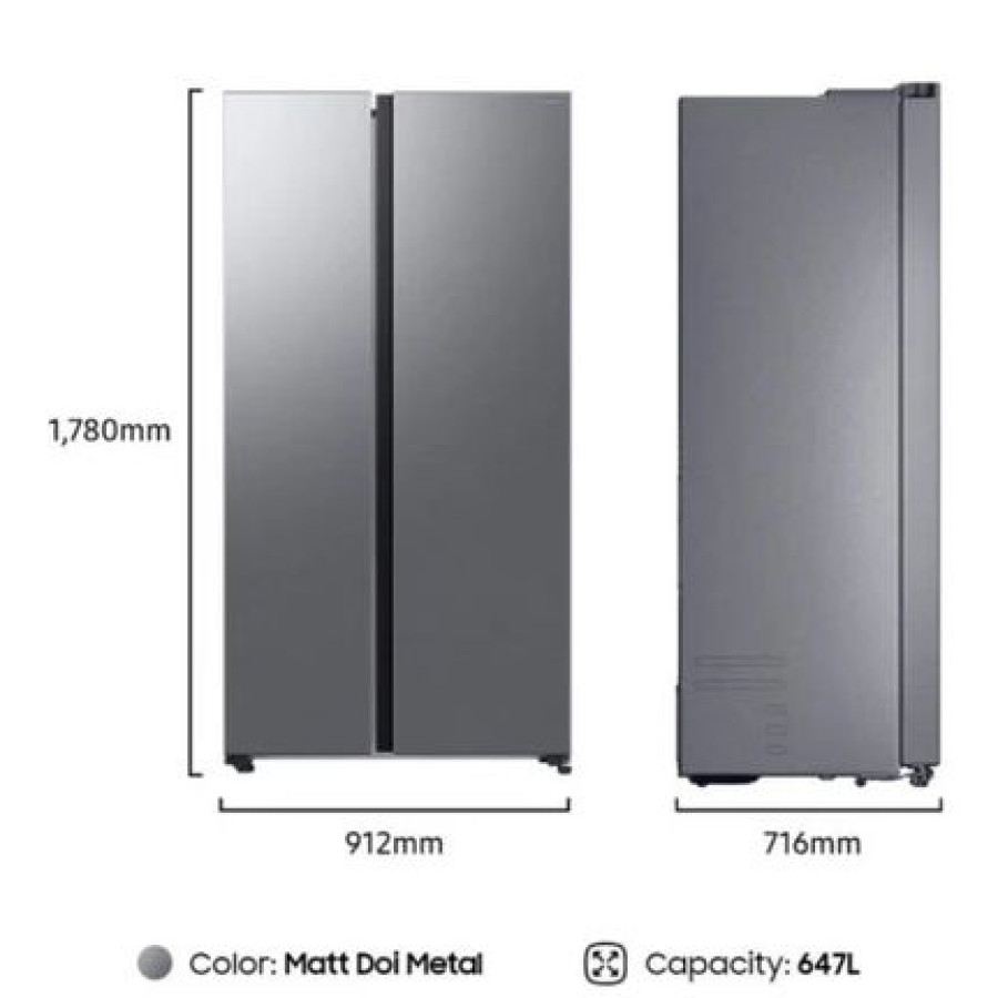 SAMSUNG RS70F65QN SERIES LEMARI ES KULKAS