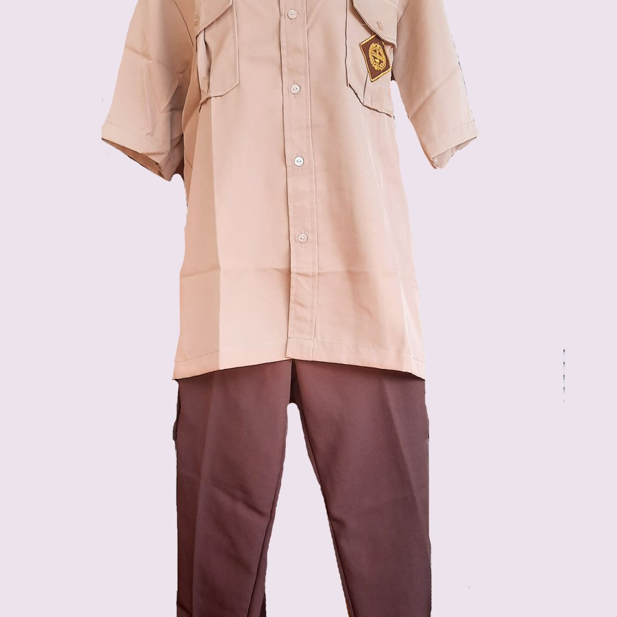 SERAGAM PRAMUKA SMA / SMK PUTRA PUTRI - samping