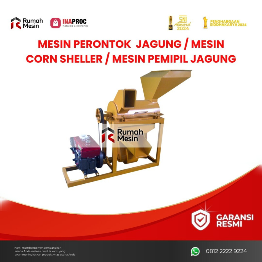 Mesin Perontok/Pemipil Jagung Diesel - utama