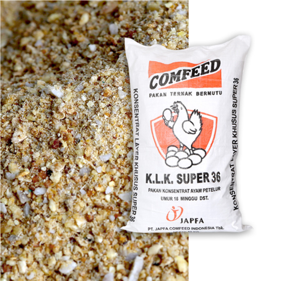 Konsentrat Ayam Petelur KLK Super 36 (KLKS36) Japfa Comfeed per kg