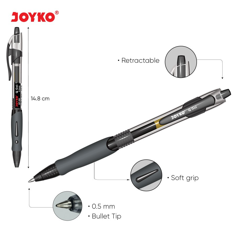 Joyko GP-265 Gel Pen - utama