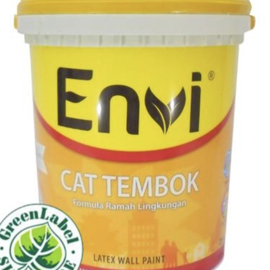 Cat tembok pail 25kg merk envi