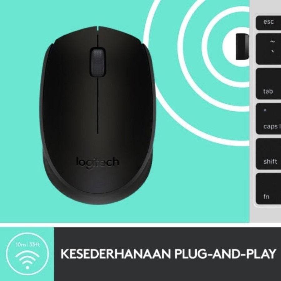 Mouse Logitech M170 - samping