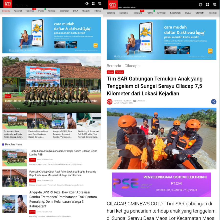 Berita Online / Advertorial / Iklan / CMI News