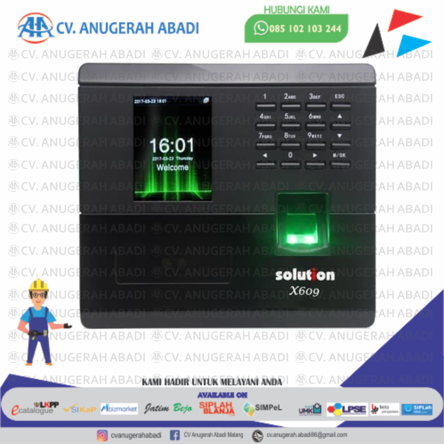 SOLUTION MESIN ABSEN X609