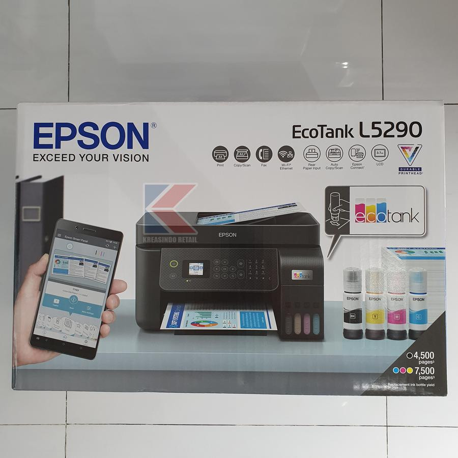 Printer Epson EcoTank L5290 A4 Wi-Fi All-in-One Ink Tank dengan ADF - detail