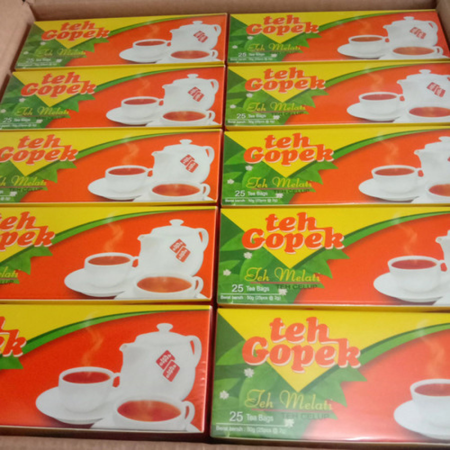 Teh Celup Gopek perbungkus BWS