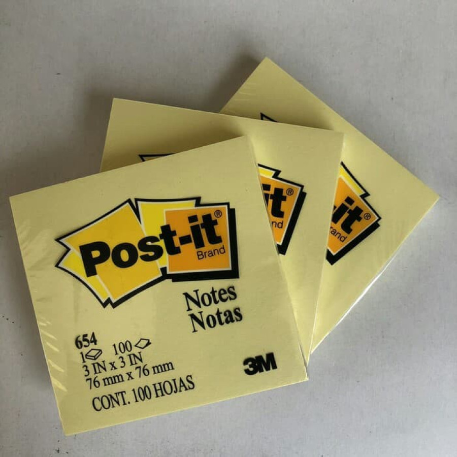 Post it Memo merk 3m 654