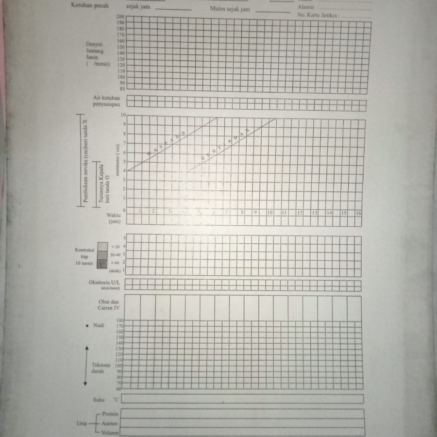 1 RIM PARTOGRAF (BOLAK BALIK)