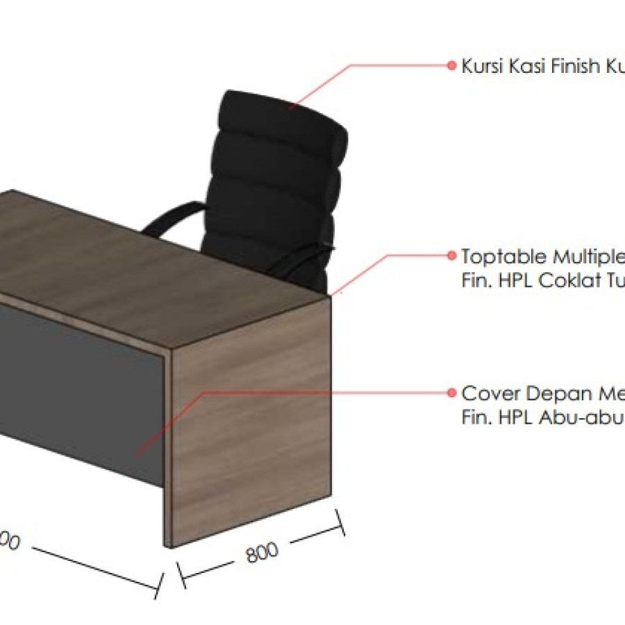 Kursi Meja Pimpinan - utama