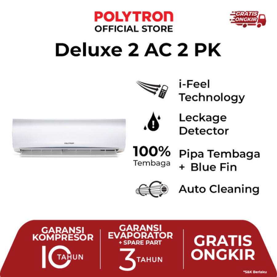 AC Split 2PK Polytron - depan