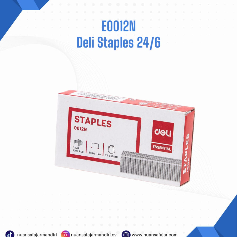DELI ISI STAPLES 24/6 (E0012N)