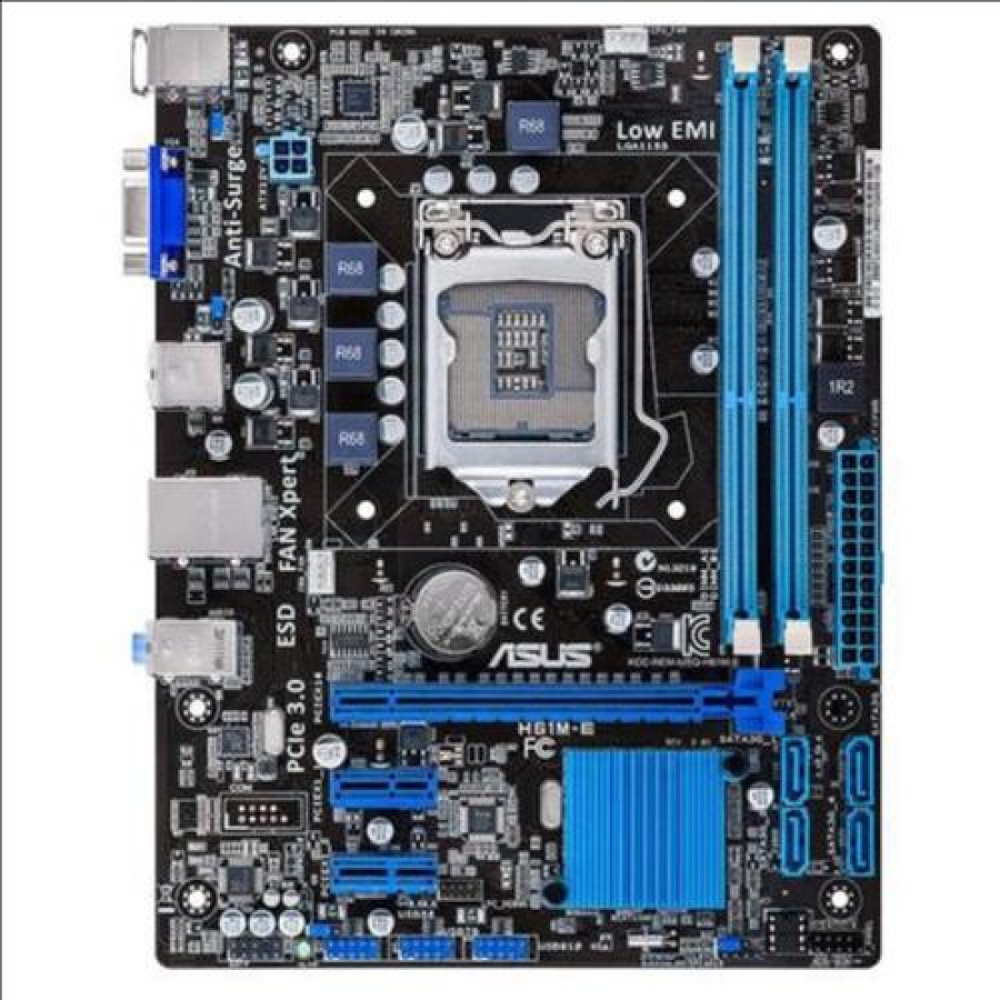 Motherboard H61M-E - depan