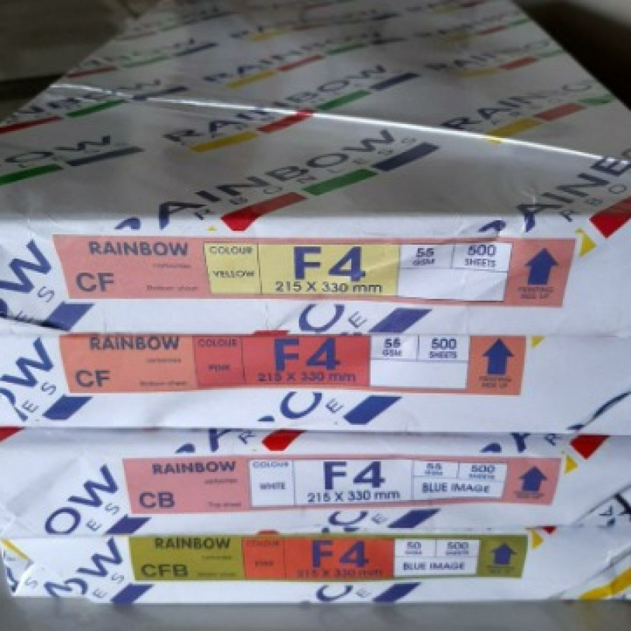 Kertas NCR Bottom F4 Rainbow