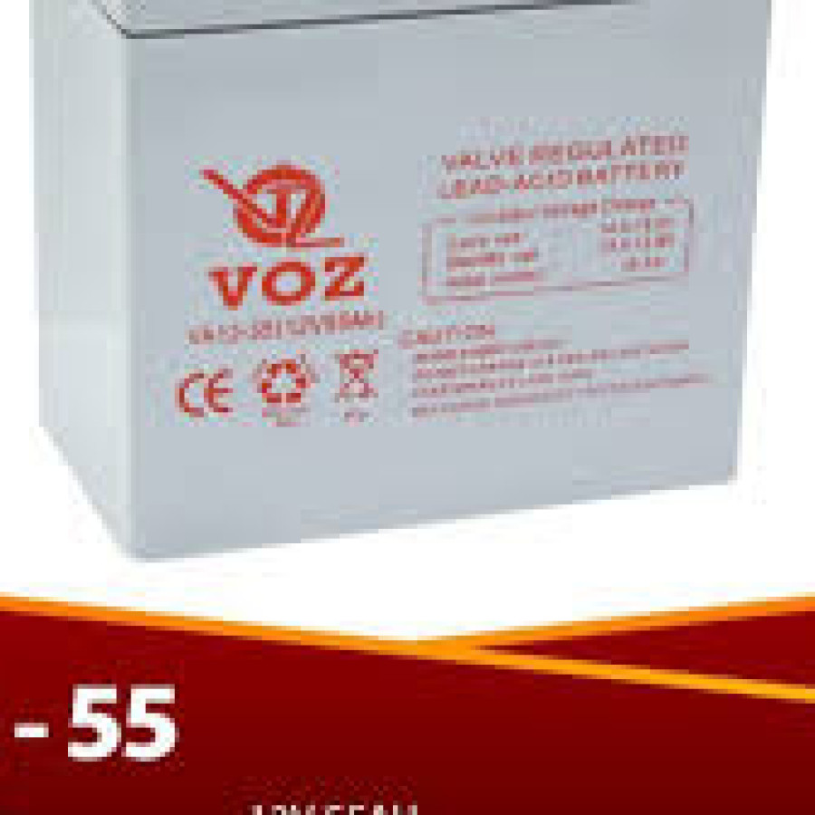 VOZ VD12-55 12V 55AH VRLA Baterai