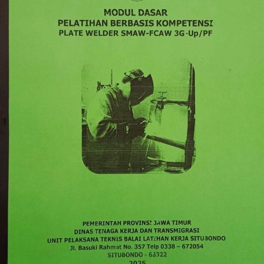Buku Informasi Plate Welder SMAW/FCAW 3G-UP/PF - samping