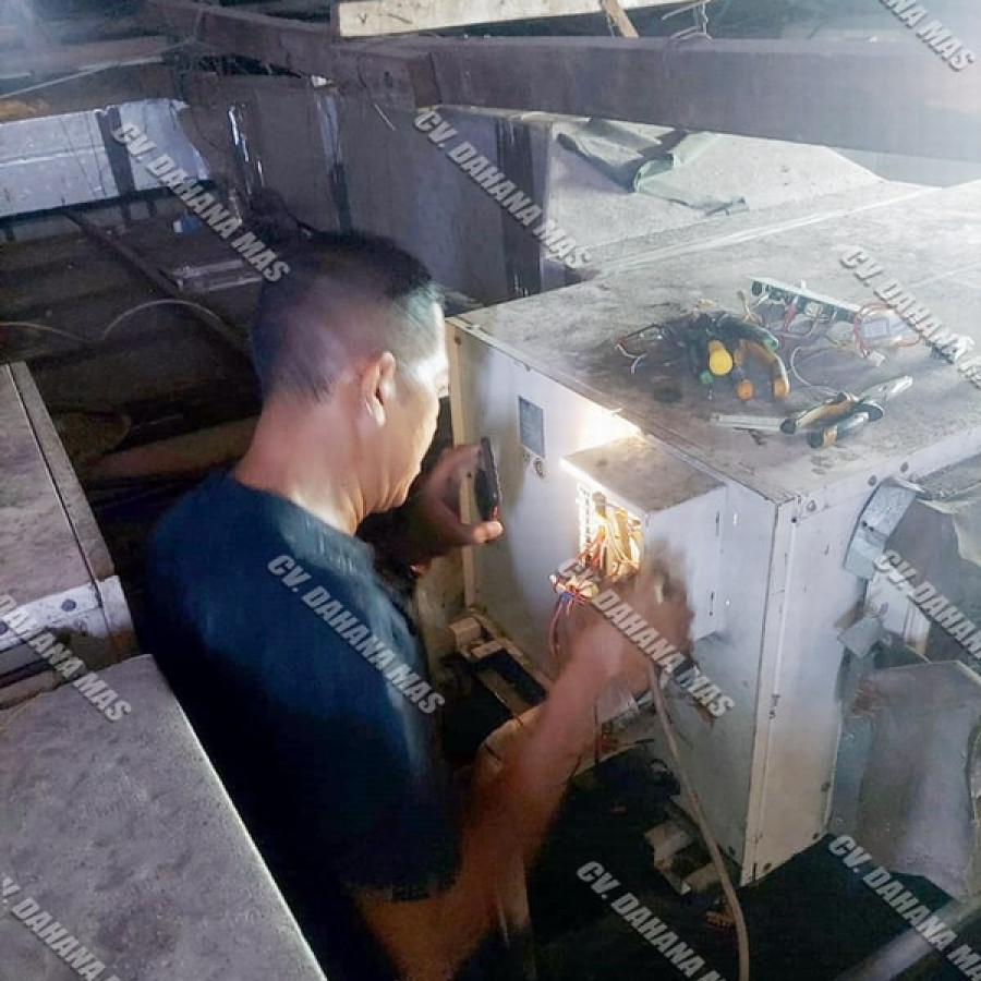 Perbaikan Centrifugal Fan Indoor AC Central Besar (Gulung Dinamo) - utama