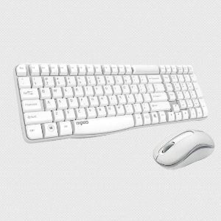 RAPOO Keyboard Wireless Combo X1800S White