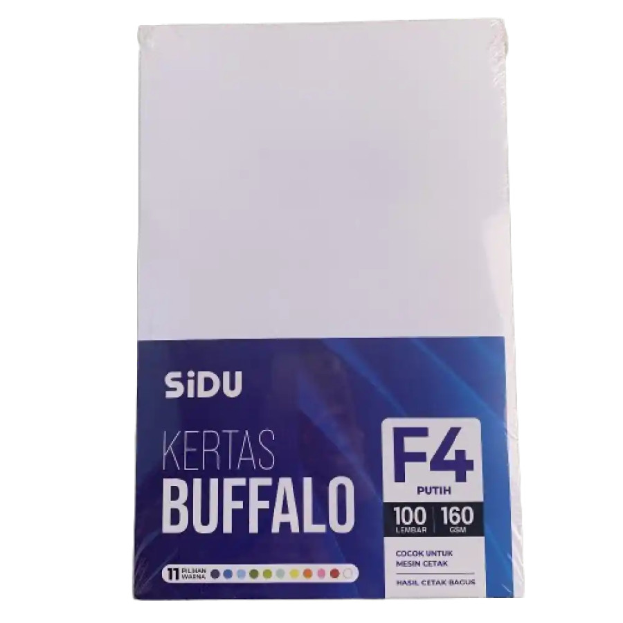 Kertas Buffalo ukuran F4 warna putih