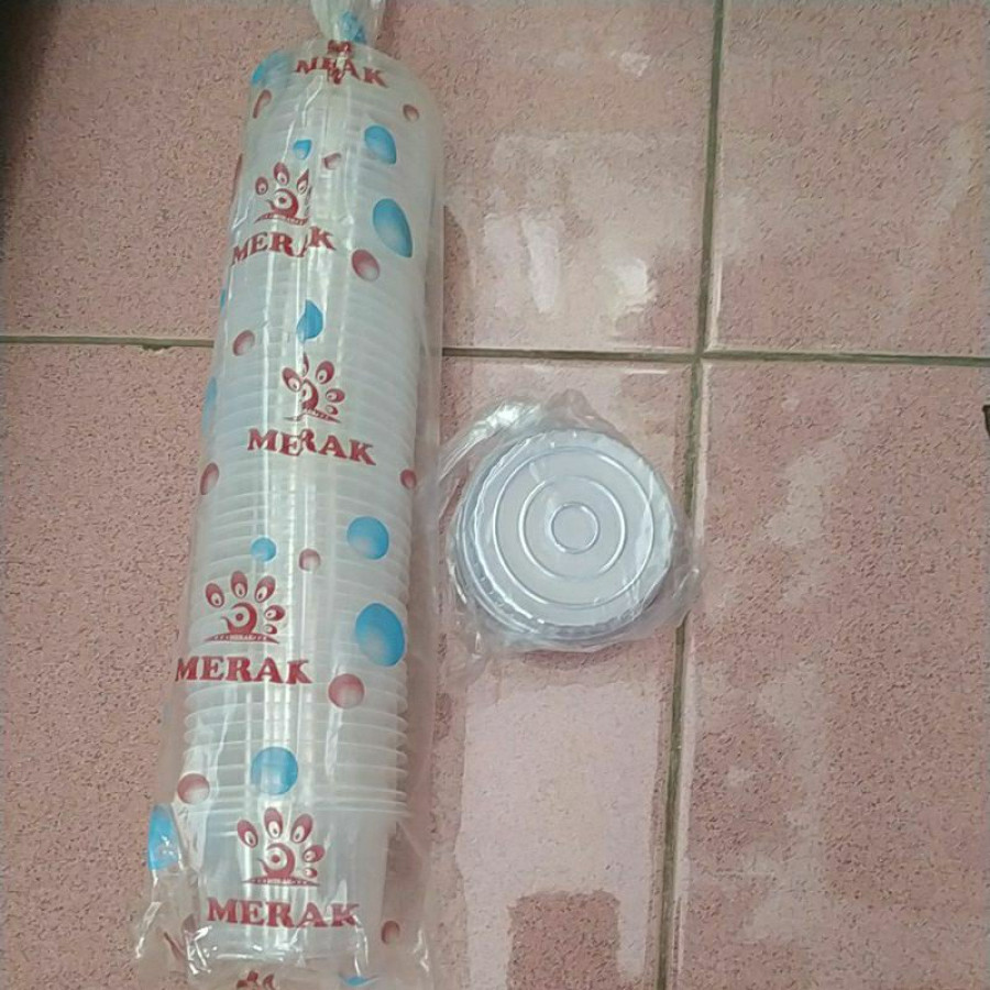 Gelas Plastik 120ml / Cup MERAK 120ml - utama