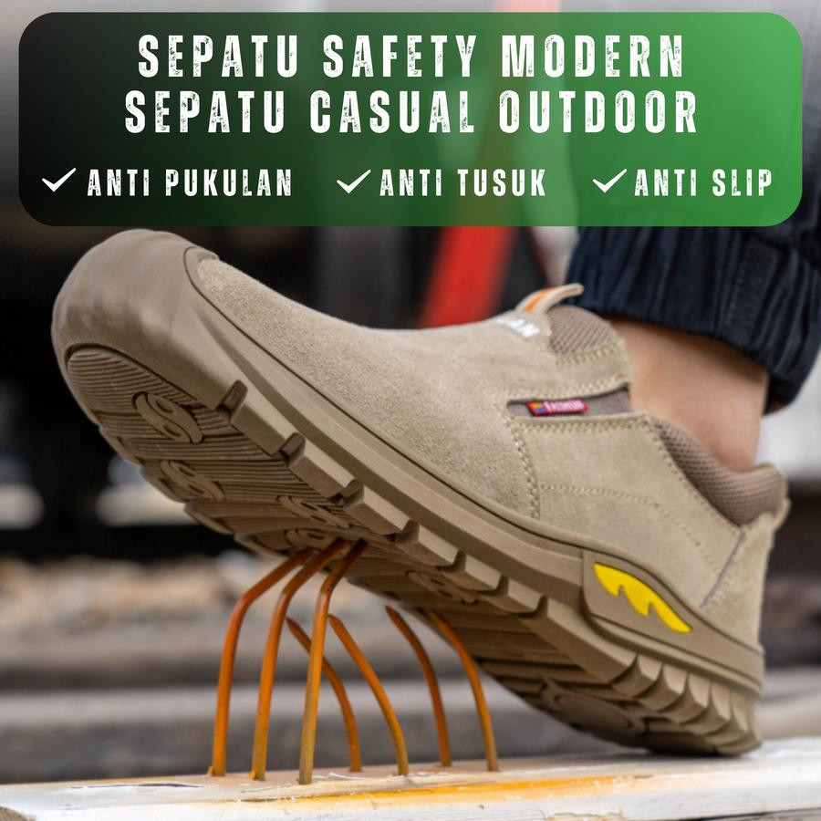 Sepatu Safety casual Outdor# Sepatu Kerja #Sepatu - utama