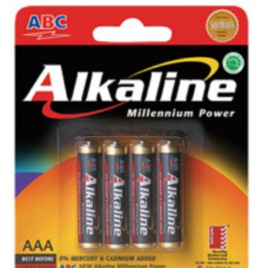 Baterai AAA isi 4 Alkaline