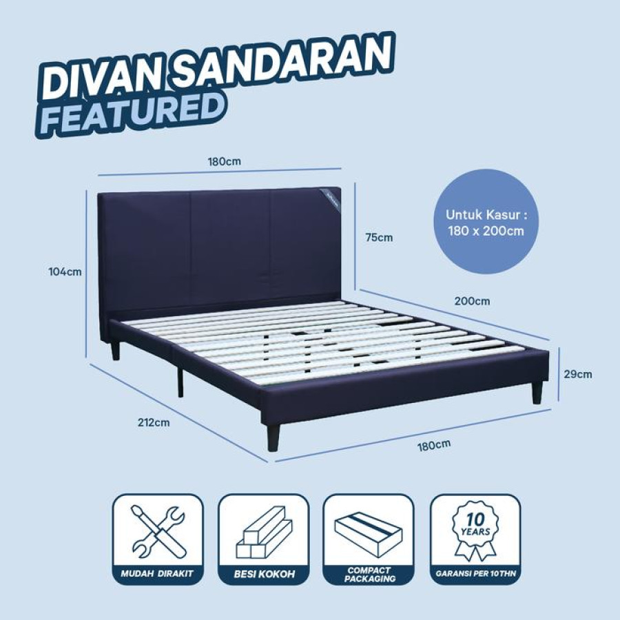 Dipan Anti Rayap Inthebox 180 x 200