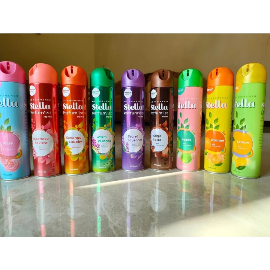 STELLA PEWANGI PENGHARUM RUANGAN STELA AEROSOL 400ML - utama