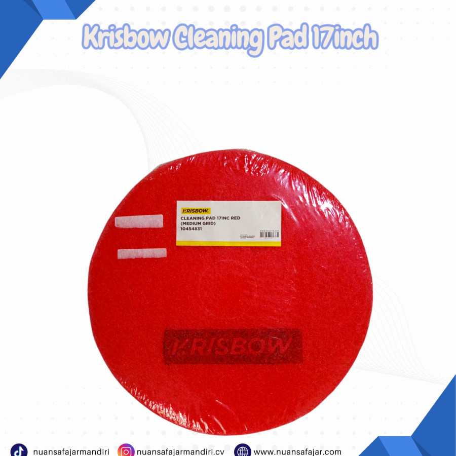 KRISBOW CLEANING PAD 17INCH