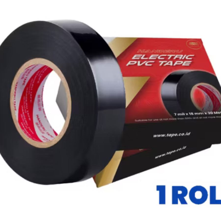 Isolasi Kabel Pvc warna hitam merk linezone