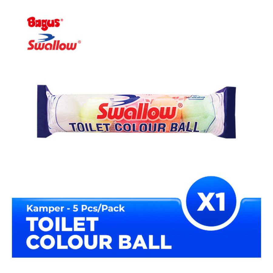 kapur barus swallow toilet colour ball 5's