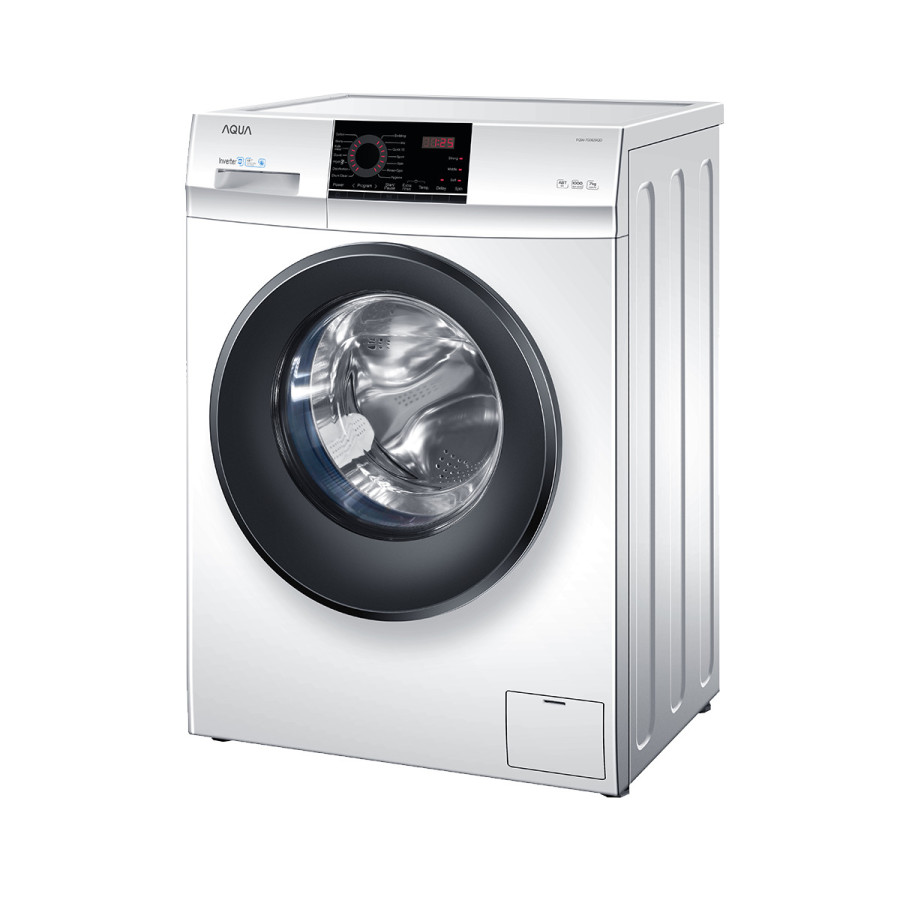 AQUA MESIN CUCI FQW-700829QD FRONT LOADING 7 KG 1 TABUNG - samping