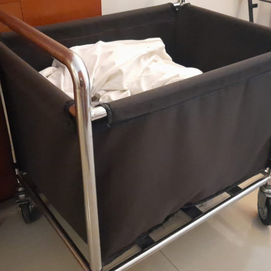 Kantong troli linen - samping
